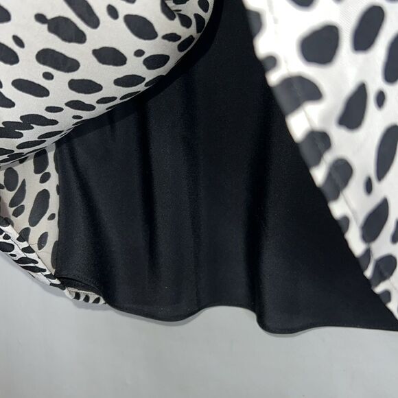 Talbots two piece set semi sheer animal print blouse and cami set - Picture 5 of 9